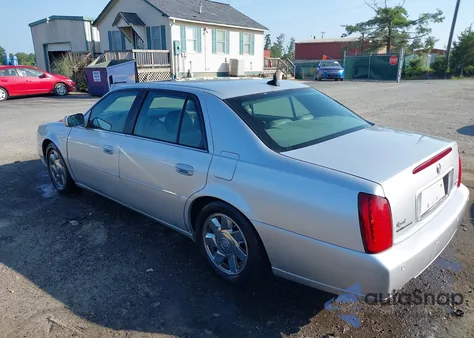 2002 Cadillac Deville Dts из США, поврежденный, VIN 1G6KF579X2U250255